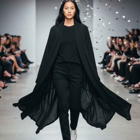 Lilith Jackets & Blazers - LILITH Statement Coat — Dark Elegance, Absolute Power